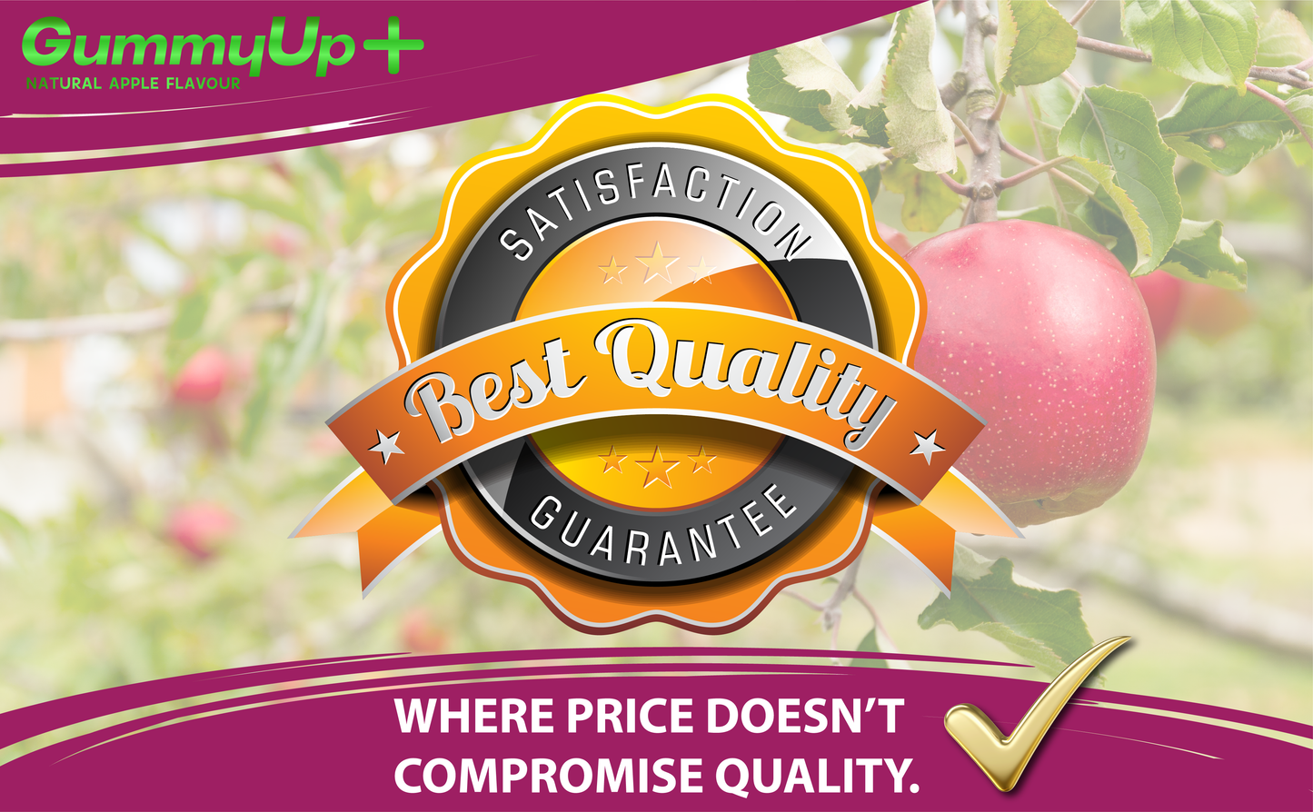 Apple cider vinegar gummies lifestyle image showing healthy weight management