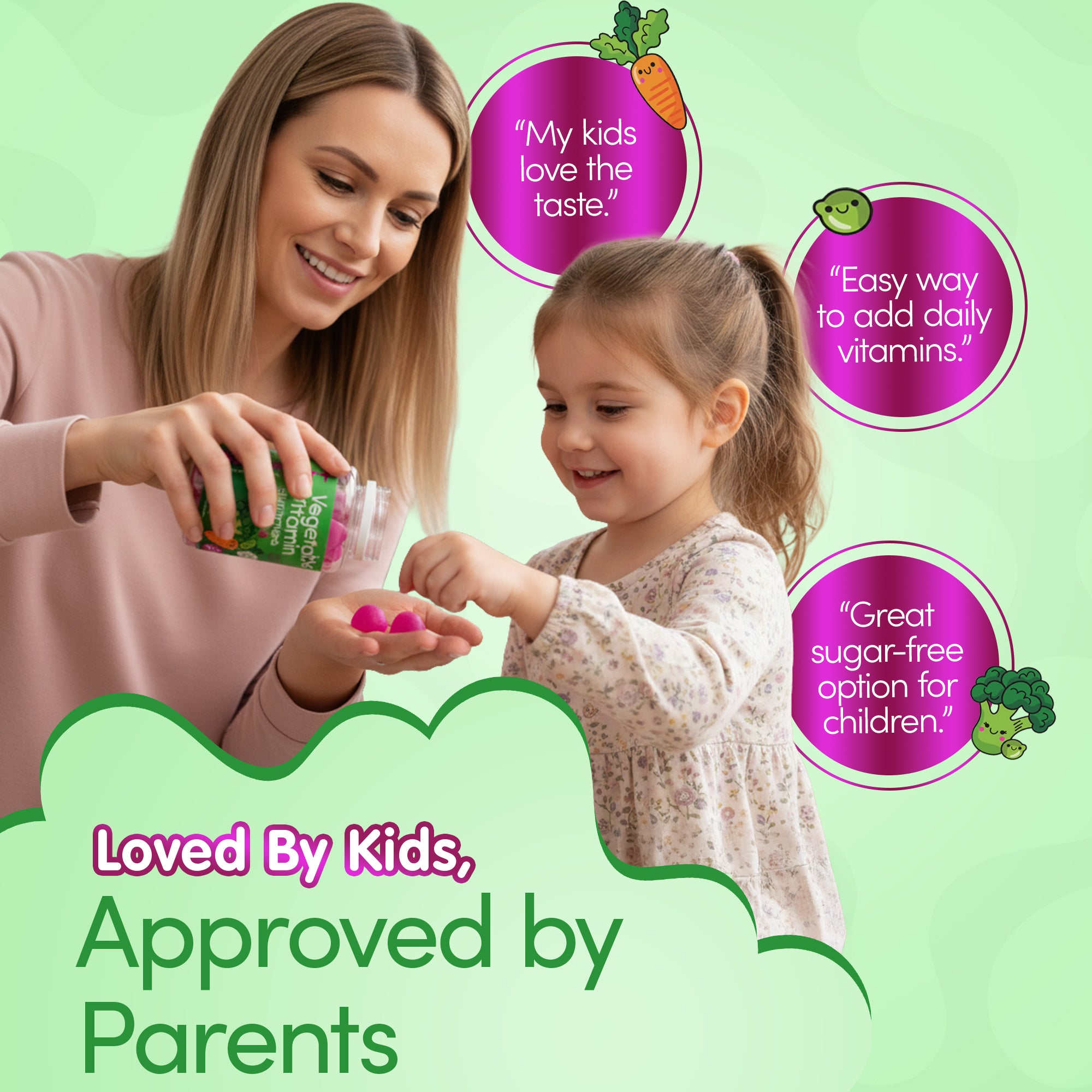 Kids Vegetable Vitamin Gummies