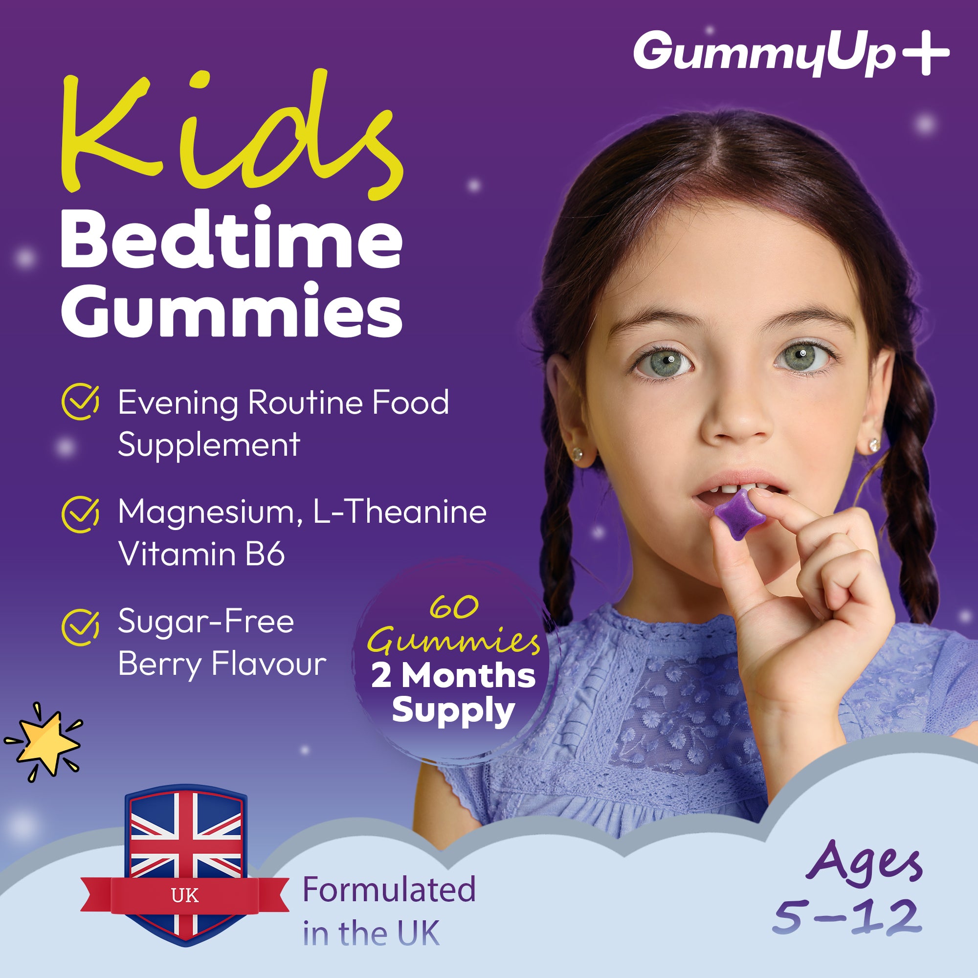 Kids Bedtime Gummies Natural Night-time Support