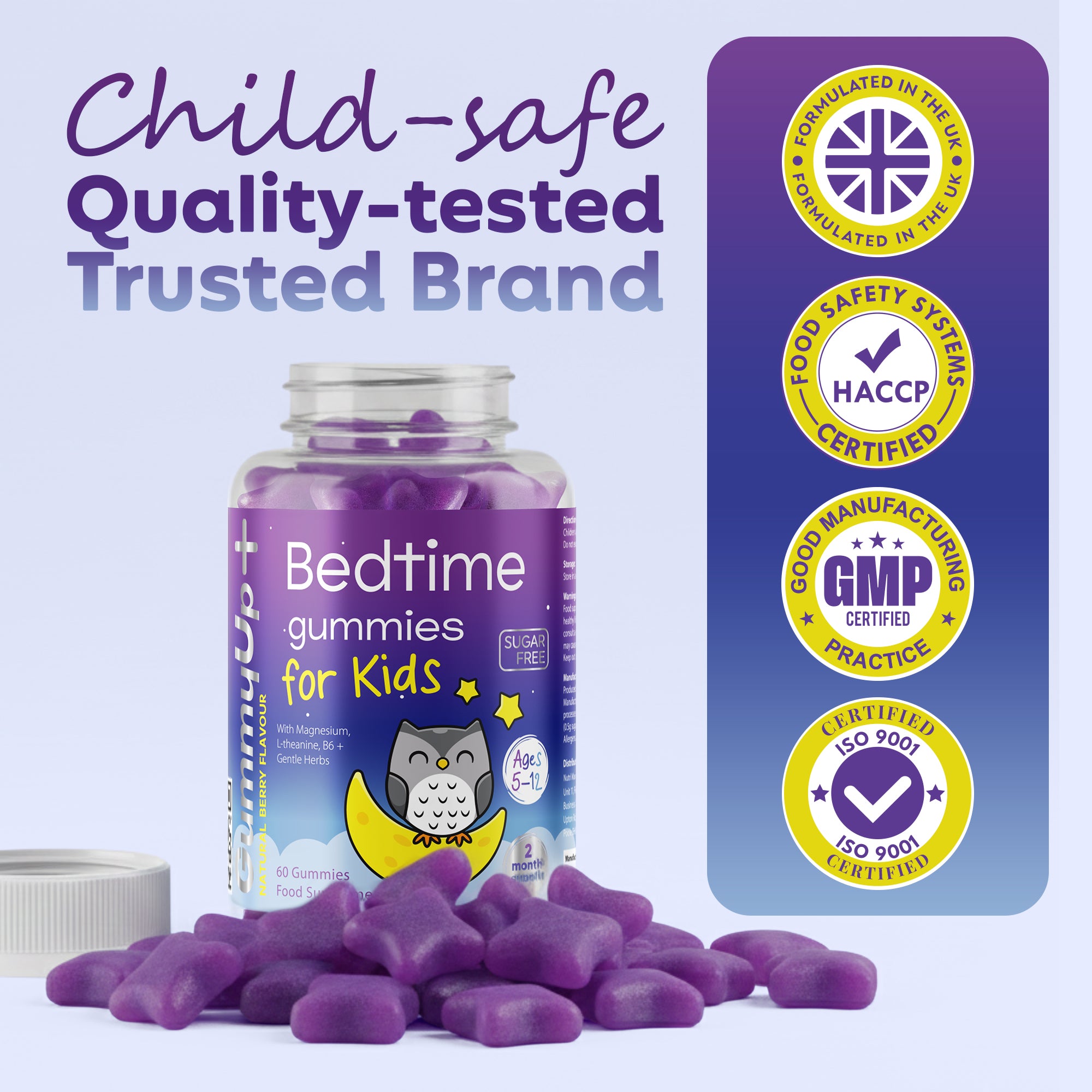 Kids Bedtime Gummies Natural Night-time Support