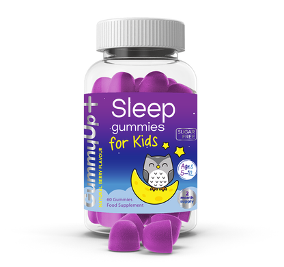 Kids Night Time Gummies Natural Night-time Support (Sugar-Free, Vegan, Age 5–12) 2 Months Supply