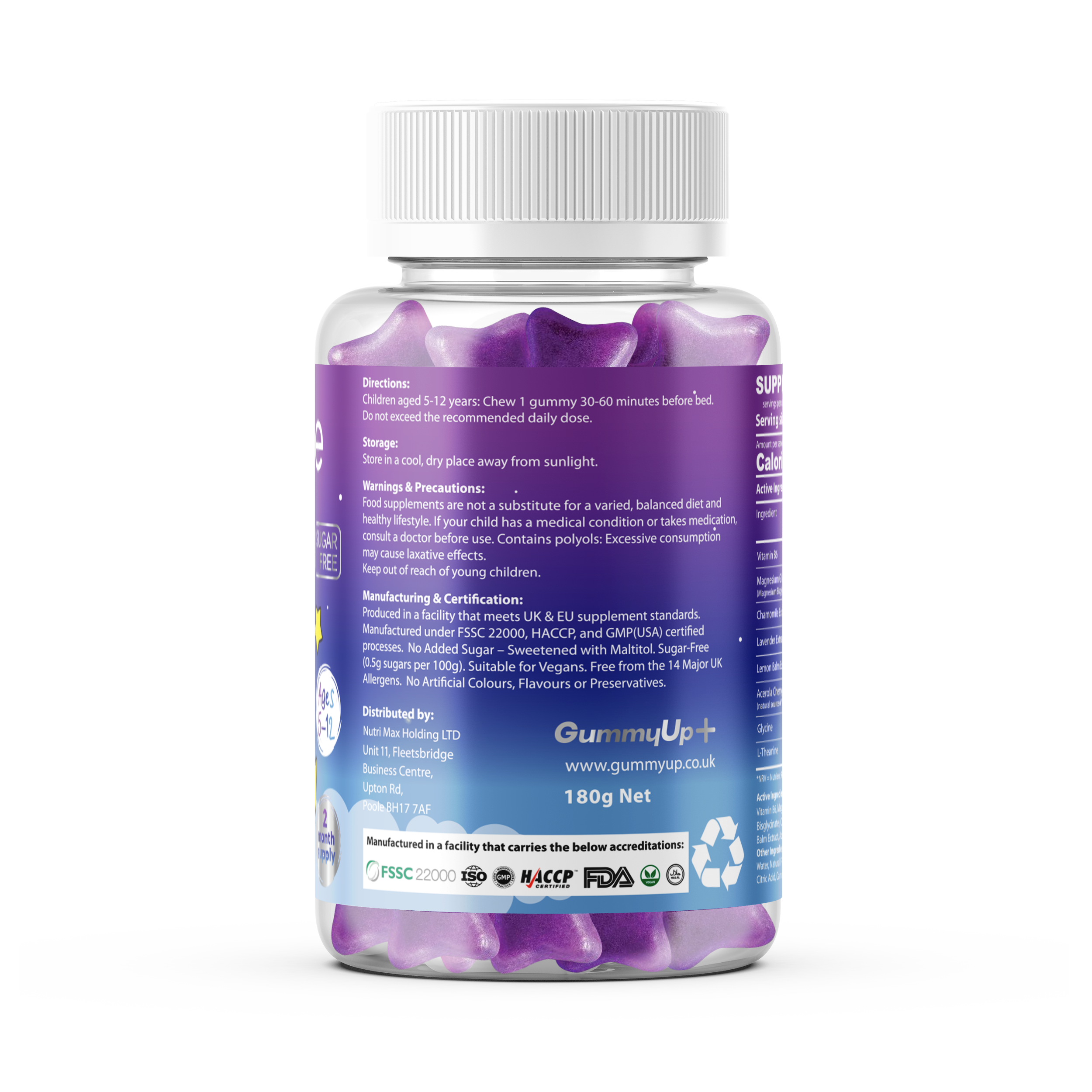 Kids Bedtime Gummies Natural Night-time Support