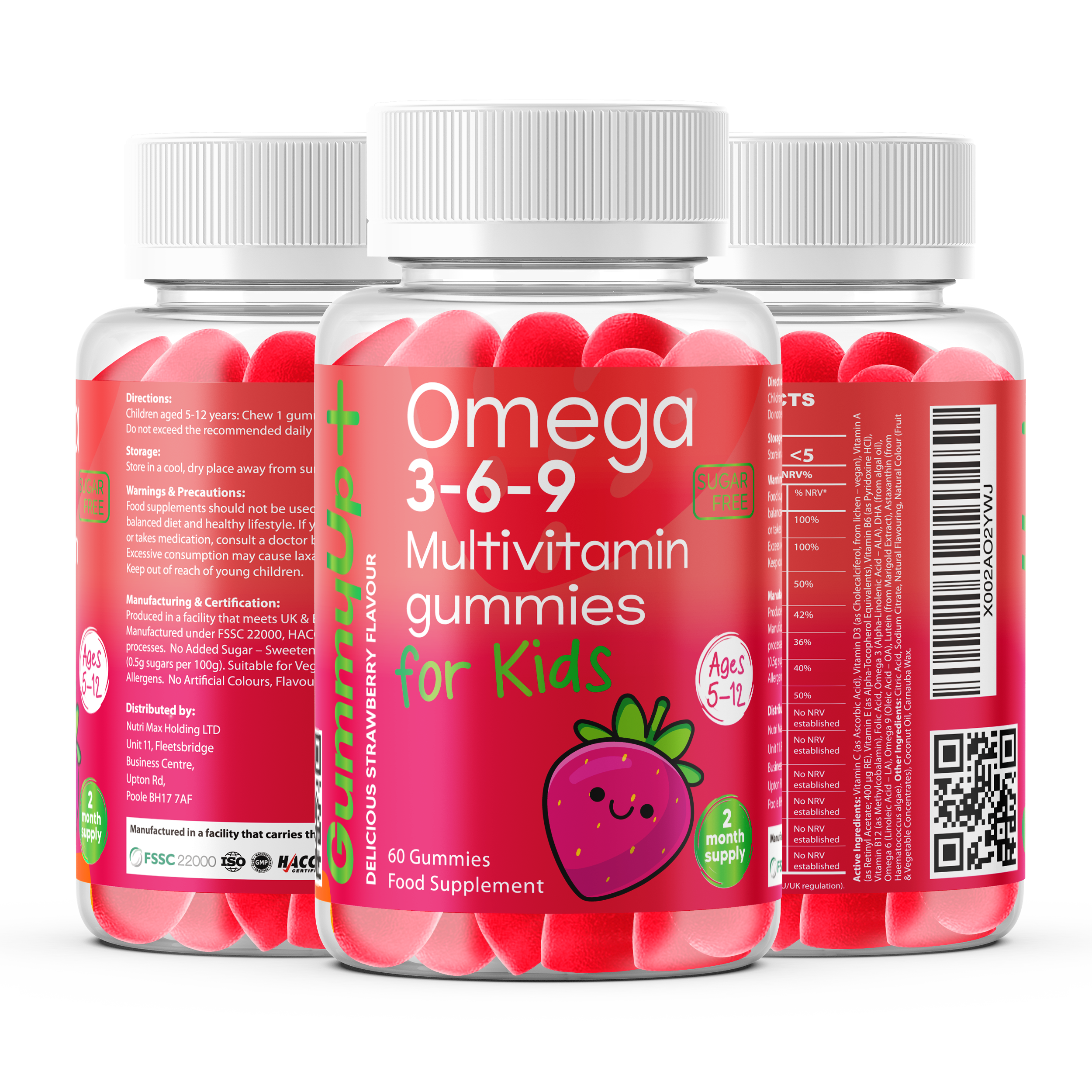 Kids Omega 3-6-9 Multivitamin Gummies
