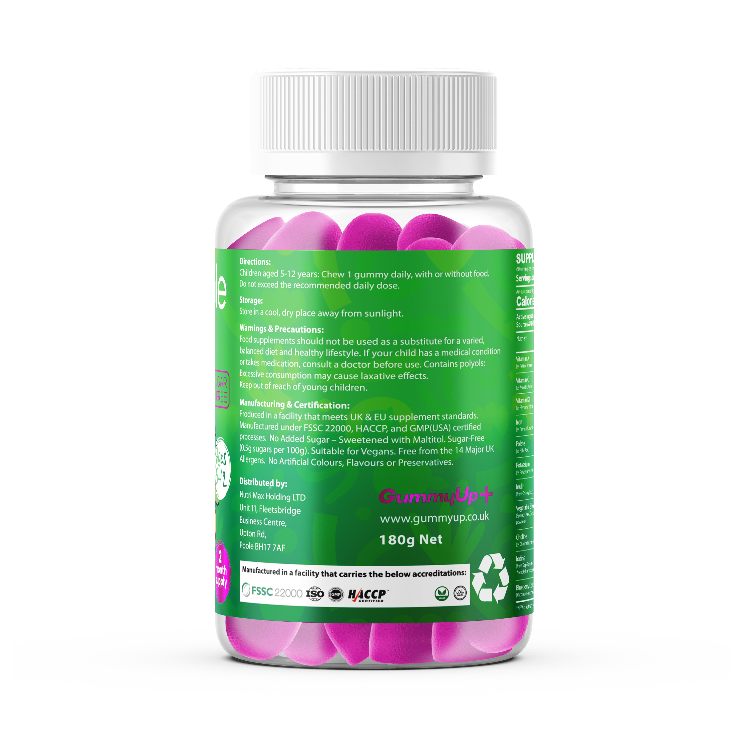 Kids Vegetable Vitamin Gummies